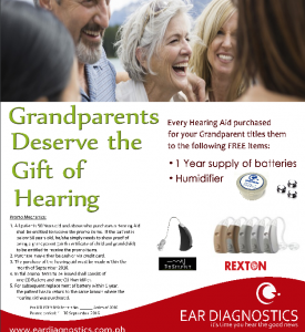 Grandparents Deserve the Gift of Hearing | Ear Diagnostics Inc.